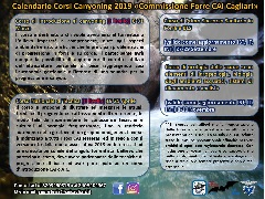 Calendario Corsi Canyoning 2019 “Commissione Forre CAI Cagliari”