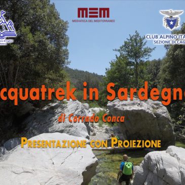 15 luglio -presentazione libro “Acquatrek in Sardegna”