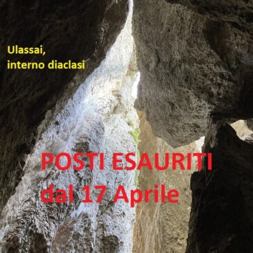 Domenica 23 Aprile 2023 – Tra diaclasi e falesie: dal Lavatoio di Ulassai a Scala di San Giorgio