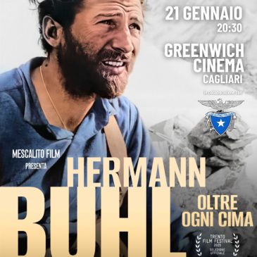 Mercoledì 21 Gennaio 2026 ore 20:30 – Cinema Greenwich – Hermann Buhl, Oltre ogni cima